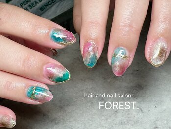 フォレスト(FOREST Hair&Nail)/梅雨ネイル