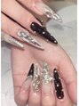 ネイルサロン ハナアオヤマ 堂山店(Nailsalon HanaAoyama)&nbsp;ゴテゴテロングネイル大好きです！