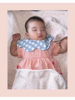 きょうわ整体院/施術中のお子さまの様子