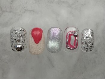 アイネイルズ 恵比寿店(I nails)/ニュアンスキラキラピンク