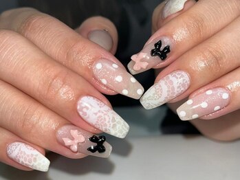 シェリーラメール 渋谷(cherielamer)/ レースネイル