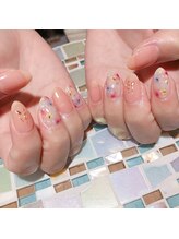 アティックネイルアトリエ(attic nail atelier)/押し花ネイル★