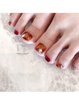 チュチュアチュチュ(chuchu a chuchu)/べっ甲×ボルドー