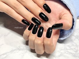 ロングワンカラー・ブラック