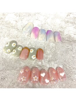 キャンネイル 金山店(Can Nail)の写真/【人気No.1★定額ミディアムアート¥5980】80種類のデザインから選べる♪他とは一味違うトレンドネイルを＊