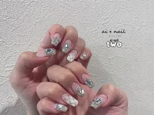 アイネイル 小倉(ai nail)/カラー+ラメグラデーション