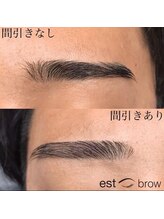 エストブロウ 麻布十番店(est brow)/眉毛 アイブロウ 間引き