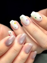 クムネイル(Qmu nail)/カラフルストーンネイル