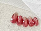 年越しネイル/ヌ-ディーボルドー