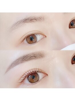 眉毛とまつげパーマ専門店【アリュージョン】横浜駅前店 パリジェンヌ&美眉/ 眉スタイリング×まつ毛パーマ