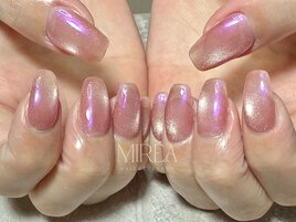マグネットネイル×偏光パール