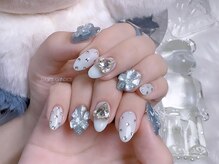 エンジェルガーデン 青山店(Angelgarden)/キラキラブルーネイル