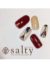 ネイルアンドアイラッシュサロン ソルティ 寺田町(salty)/ハンド/アート10本コース