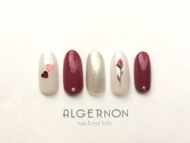 バレンタインネイル＊