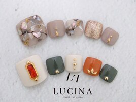 W-724　大人上品秋フットネイル