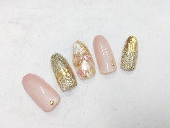 グラマーネイル(Glamor nail)/シェル×ニュアンス