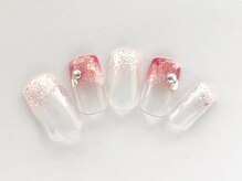 ヴィエント ネイル アイラッシュ サロン(Viento Nail Eyelash Salon)/マーブルグラデ初回￥6800