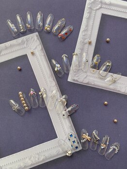 ネイルキュート アンド クールラッシュ 亀有店(nailcute & CoolLash)/パーツ組み合わせ♪