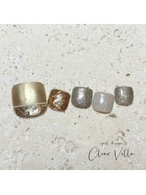 ネイルサロンクリアヴィラ(nail salon clear villa)/フットデザインチョイス☆¥9350