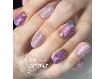 紫を使ってニュアンス♪