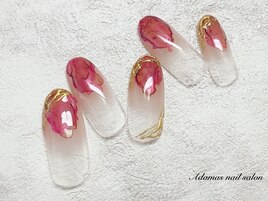 水彩グラデーションネイル