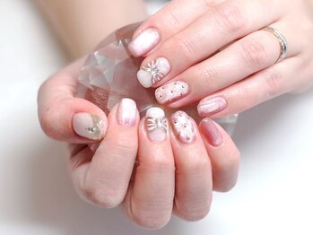 ラーシューシュ(la-chou-chou)/華やかネイルコース ¥7500