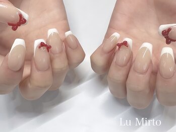 フレンチネイル／白フレンチ