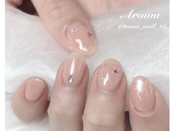 アロワ(Arowa)/ドライフラワーネイル