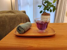 ウェルカムティーでほっこり