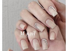 エムネイル(M.nail)/ワンカラーxストーン