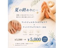 ナチュラリー 新松戸(Naturally)の雰囲気（整体師兼ネイリストMIKIによるフットリフレ始まりました！）