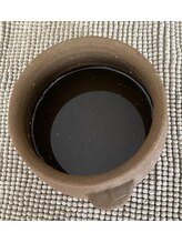 サロン ド シエル(Salon de ciel)/よもぎ蒸しの壺の中