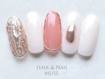 ミューズ MUSE 四街道大日店/囲みミラーくすみピンク大人女子