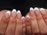 通常ジェル【ウォーターケア付き】王道キレイ系フレンチネイル♪
