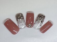 アルセア 上野御徒町店(Alcea)/フレンチ　ラメグラ　シンプル