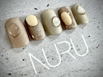 ヌル ネイル 堀江(NURU NAIL HORIE)/マグネットニュアンスネイル☆
