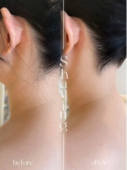 エナム(enam.)/うなじシェービング