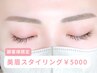 垢抜け美眉スタイリング(WAX+間引き＋メイク仕上げ￥5500