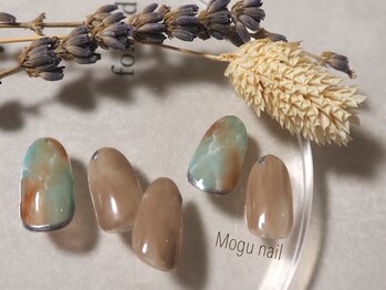 モグネイル(Mogunail)/大人アンティーク大理石ネイル