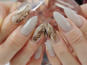 ネイルスタジオ ベレッツァ(BELLEZZA)/シンプルニュアンス