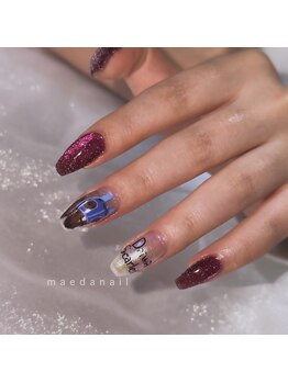 エムネイル ブランチ(Mネイル branch)/maeda..手書きアート