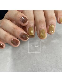 ファボリ(favori)/ピスタチオ×ブラウン