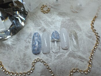 ネイルキュート アンド クールラッシュ 亀有店(nailcute & CoolLash)/2024ツイードネイル