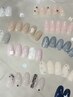 ハンド　ケア込　お任せ★　選べる定額ネイル　シンプルアート　￥5500