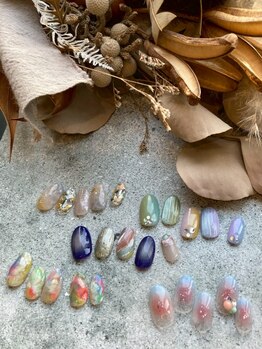 ナツメ 高円寺(棗 natsume)の写真/【定額デザイン各種取り揃え◎】おしゃれなニュアンスデザインもご用意*[高円寺/パラジェル/フィルイン]