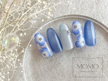 モモ(MOMO)/《ネモフィラ☆定額アート》