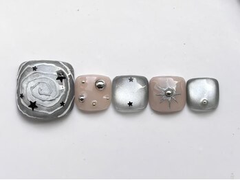 ジェミーネイル イケブクロ(Jemiy nail ikebukuro)/ぐるぐるY2K￥9500