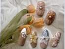 ぷっくり3Dお花ネイル★
