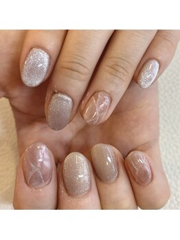 クイーン(Queen)/お持込み大理石ネイル