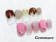 ジェンマーレ 二子玉川店/バレンタインチョコネイル